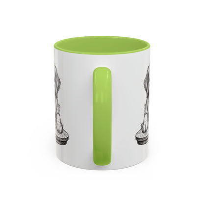 Grumpy Golden Retriever Coffee Club — Art Print / Mug