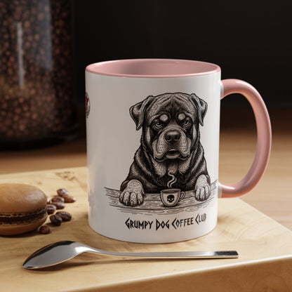  Grumpy Rottweiler Coffee Club — Art Print / Mug