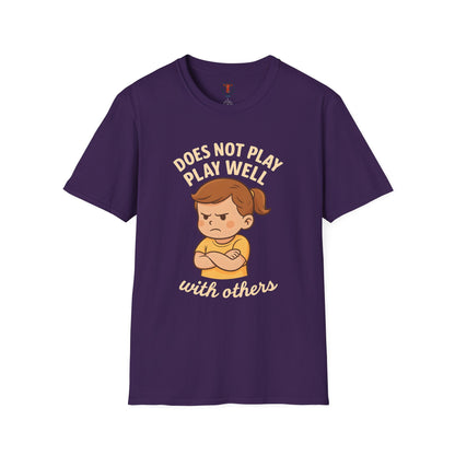 Funny Grumpy Child Unisex T-Shirt