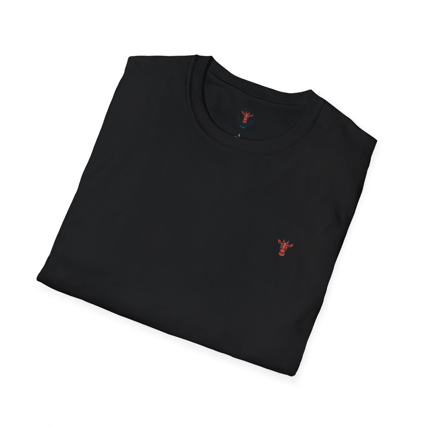 Minimal Crown Chest-Embroidered T-Shirt