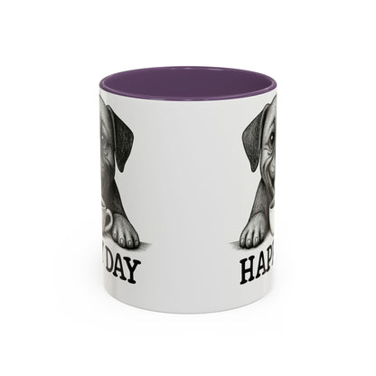 Playful boxer Dog Coffee Mug – Perfect Gift for Dog Lovers, Birthday Mug, Cute Pet Art, Happy Day Mug, Unique Animal Lover Gift