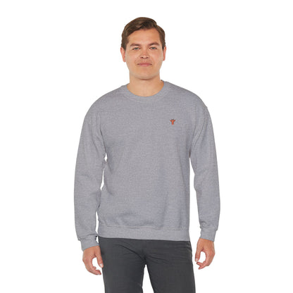Embroidered Tiny Giraffe Britor classic Crewneck Sweatshirt — Minimal Animal Lover classy Pullover