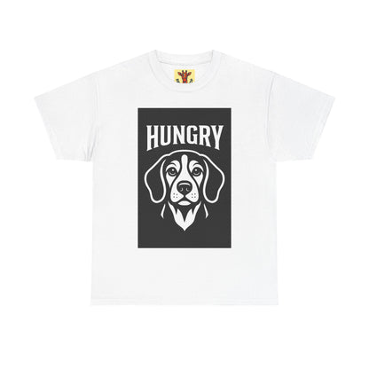 Hungry Dog Graphic Tee | Unisex Cotton Shirt, Pet Lovers Gift, Dog Owner Apparel, Cute Animal T-Shirt, Funny Animal Lover Gift