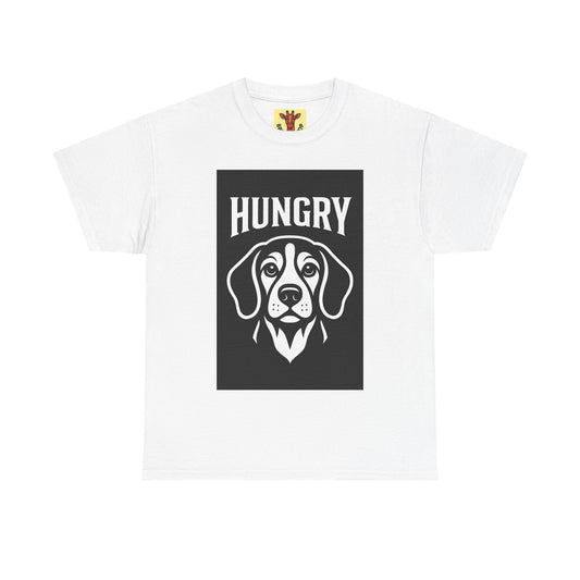 Hungry Dog Graphic Tee | Unisex Cotton Shirt, Pet Lovers Gift, Dog Owner Apparel, Cute Animal T-Shirt, Funny Animal Lover Gift