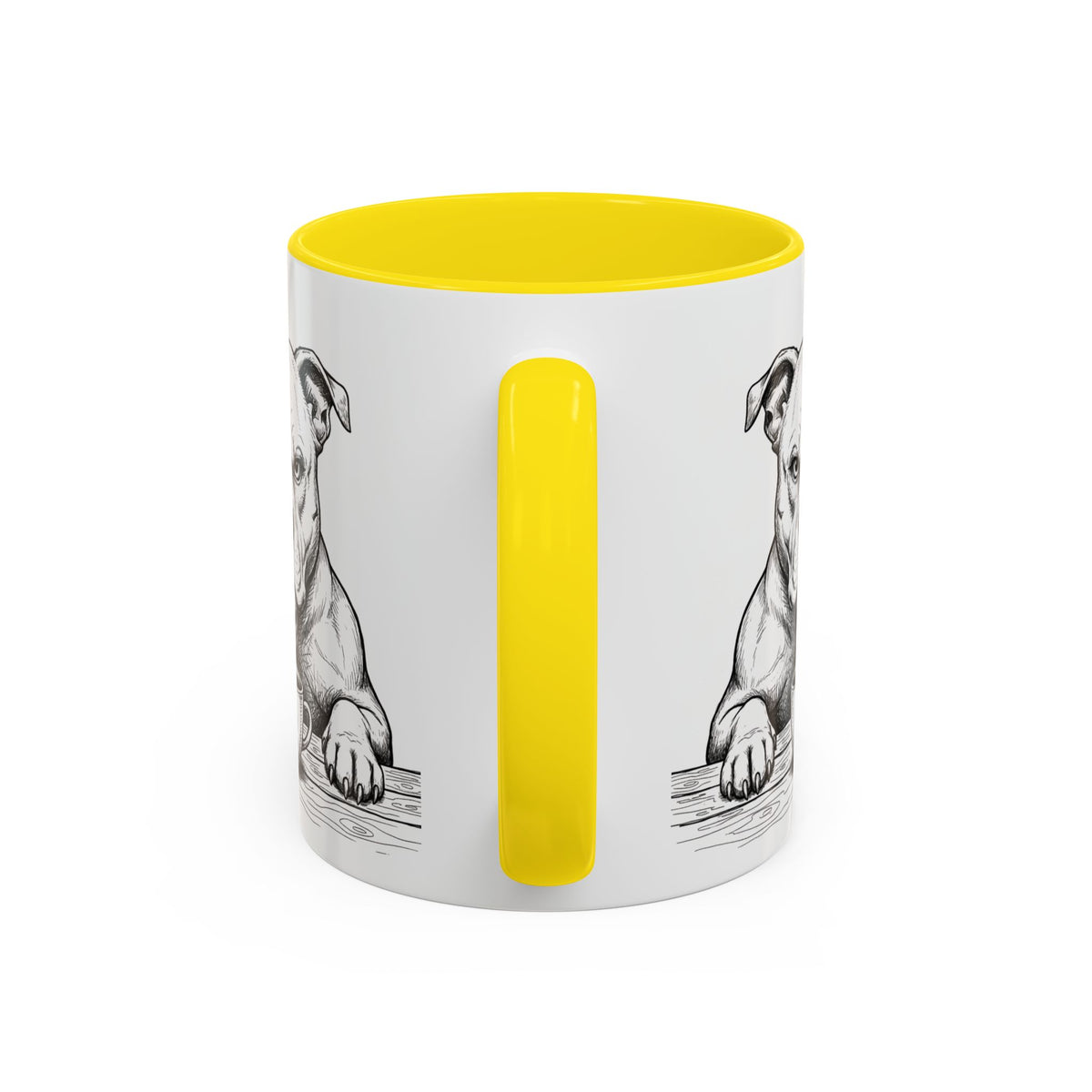 Grumpy Staffordshire Bull Terrier Coffee Club — Art Print / Mug
