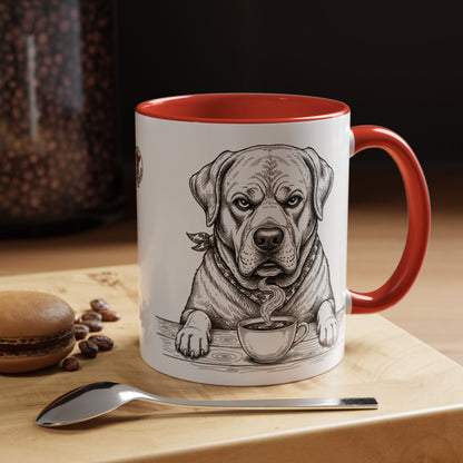 Grumpy Labrador Coffee Club — Art Print / Mug