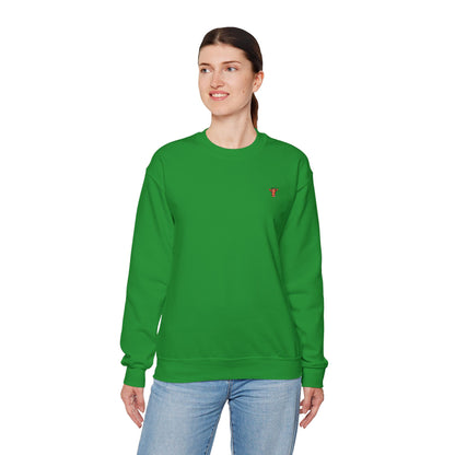 Embroidered Tiny Giraffe Britor classic Crewneck Sweatshirt — Minimal Animal Lover classy Pullover