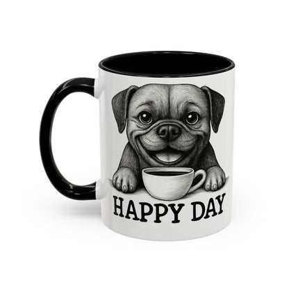 Playful boxer Dog Coffee Mug – Perfect Gift for Dog Lovers, Birthday Mug, Cute Pet Art, Happy Day Mug, Unique Animal Lover Gift