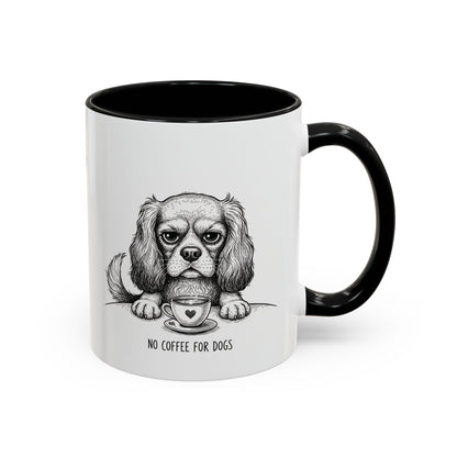 Grumpy Cavalier King Charles Spaniel Coffee Club — Art Print / Mug /