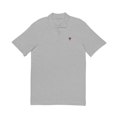 Embroidered Giraffe Logo Polo Shirt - Classic White Pique Polo