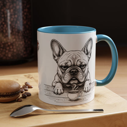 Grumpy French Bulldog Coffee Club —  Mug