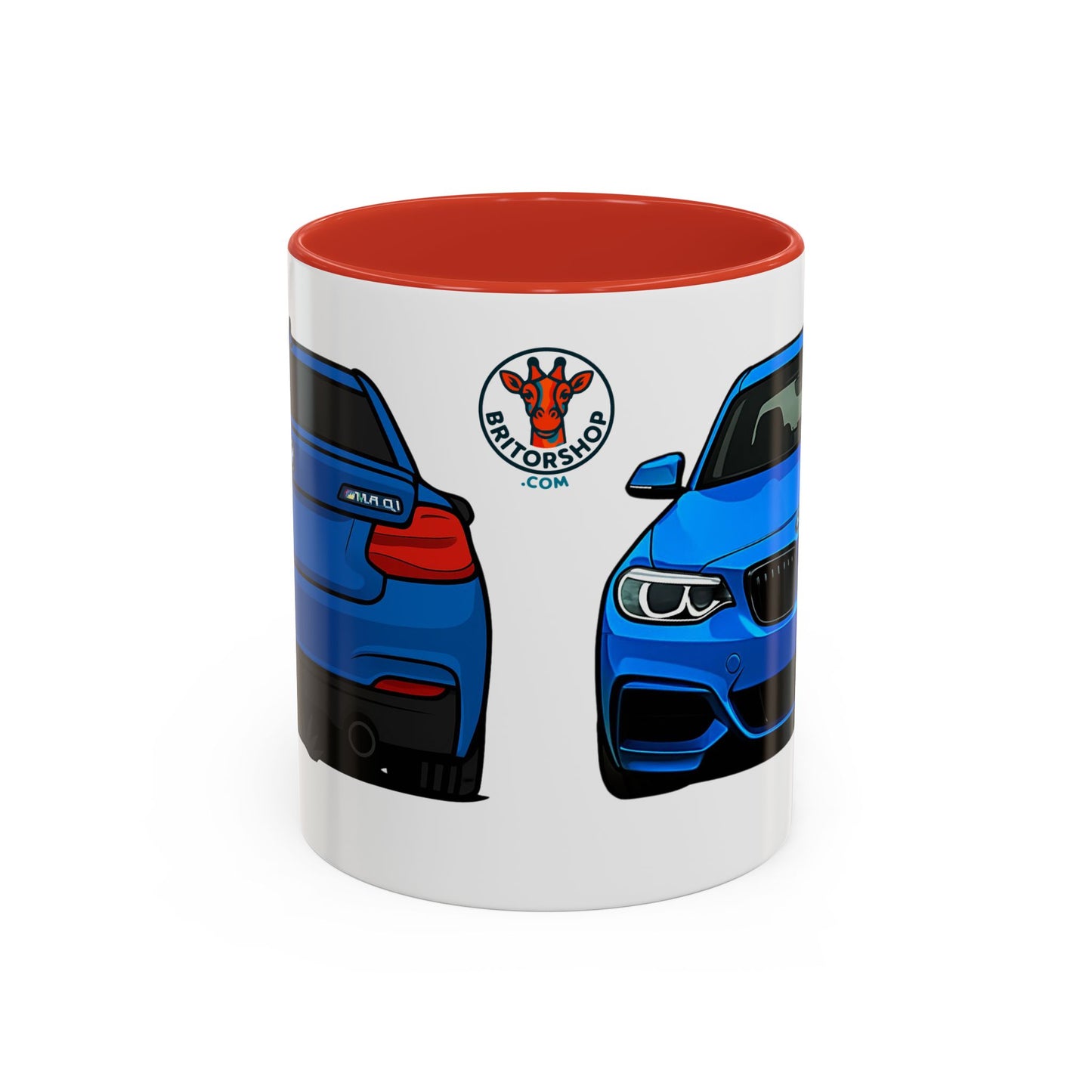 Coffee Mug - Bmw M240i F22 M Performance Estriol Blue Car Design