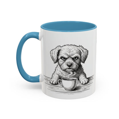 Grumpy Maltese Coffee Club — Art Print / Mug