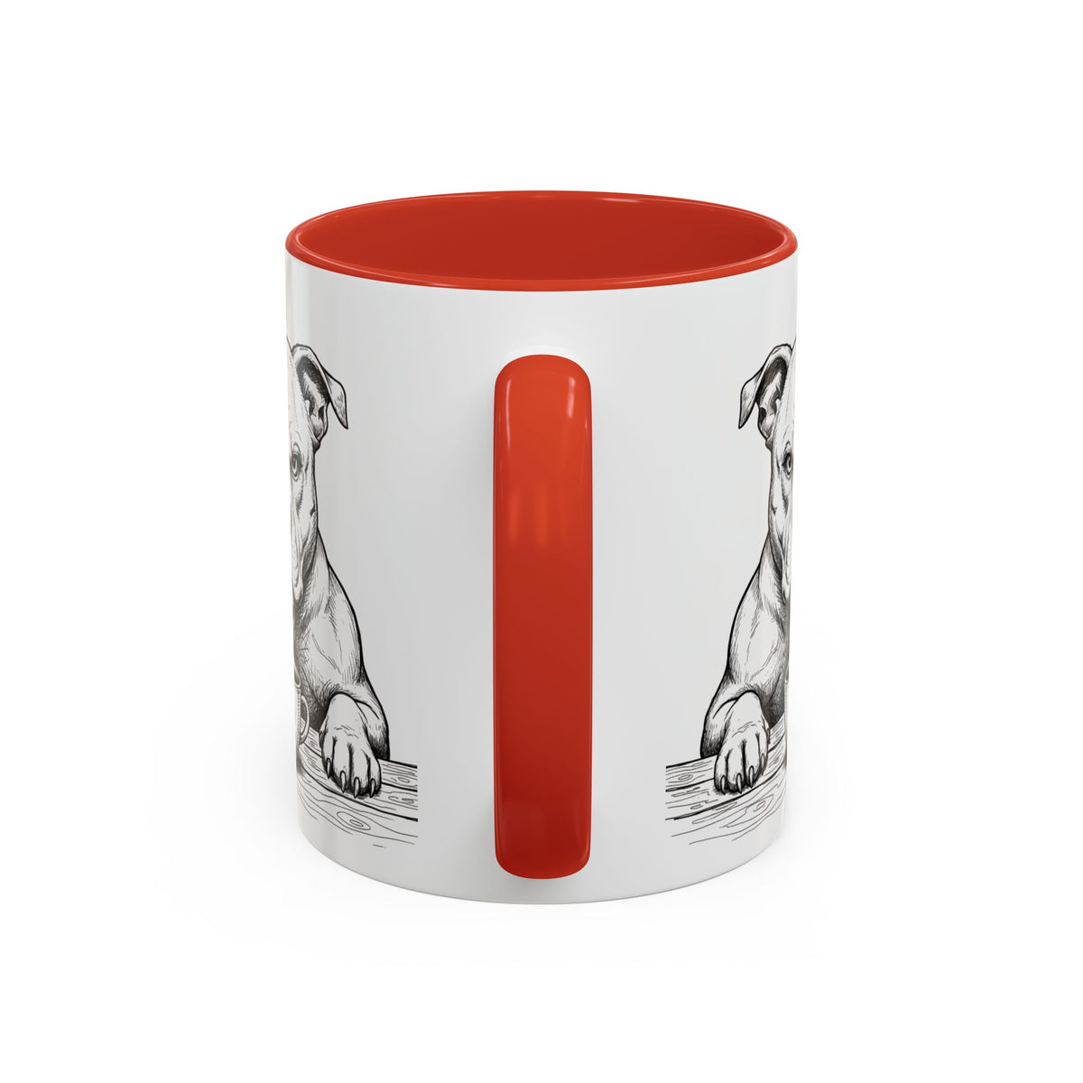 Grumpy Staffordshire Bull Terrier Coffee Club — Art Print / Mug