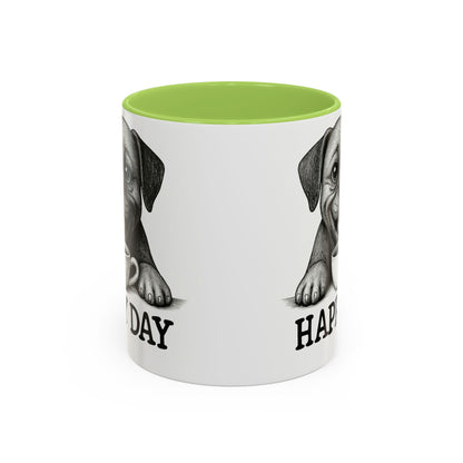 Playful boxer Dog Coffee Mug – Perfect Gift for Dog Lovers, Birthday Mug, Cute Pet Art, Happy Day Mug, Unique Animal Lover Gift