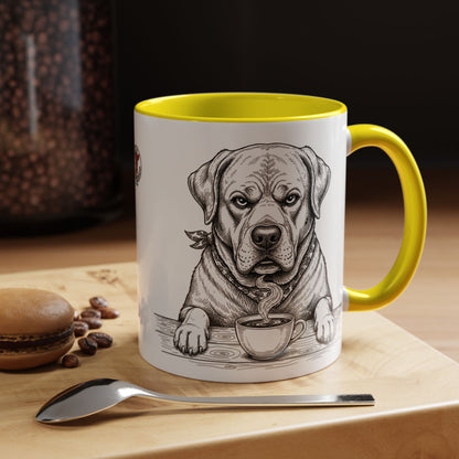 Grumpy Labrador Coffee Club — Art Print / Mug