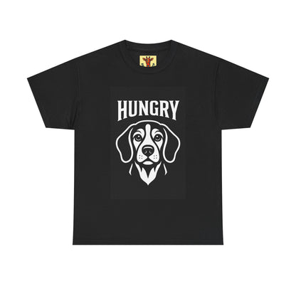 Hungry Dog Graphic Tee | Unisex Cotton Shirt, Pet Lovers Gift, Dog Owner Apparel, Cute Animal T-Shirt, Funny Animal Lover Gift