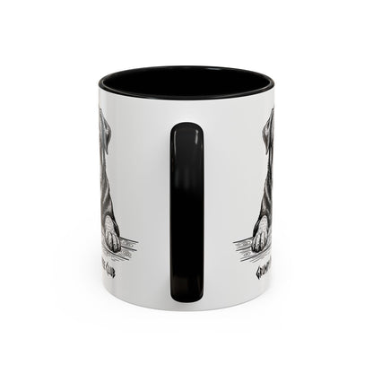  Grumpy Rottweiler Coffee Club — Art Print / Mug