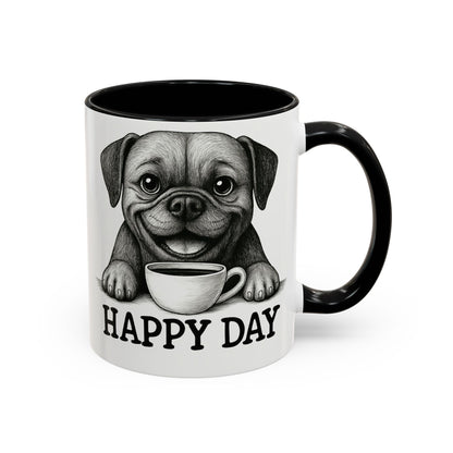 Playful boxer Dog Coffee Mug – Perfect Gift for Dog Lovers, Birthday Mug, Cute Pet Art, Happy Day Mug, Unique Animal Lover Gift