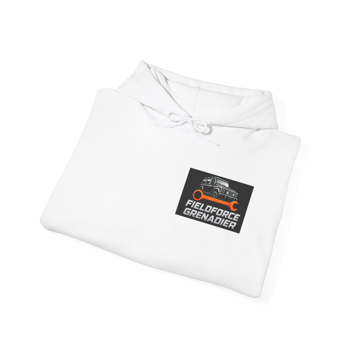Fieldforce Grenadier Hoodie — Off‑Road Truck Wrench Logo Pullover