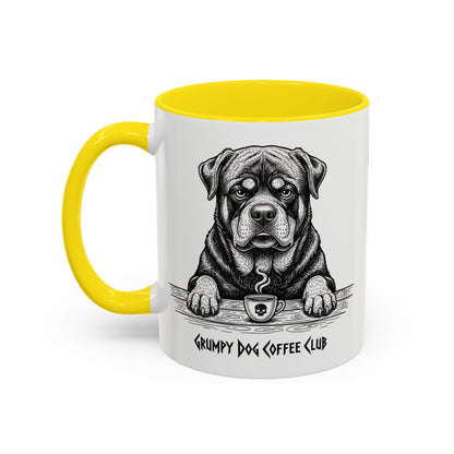  Grumpy Rottweiler Coffee Club — Art Print / Mug