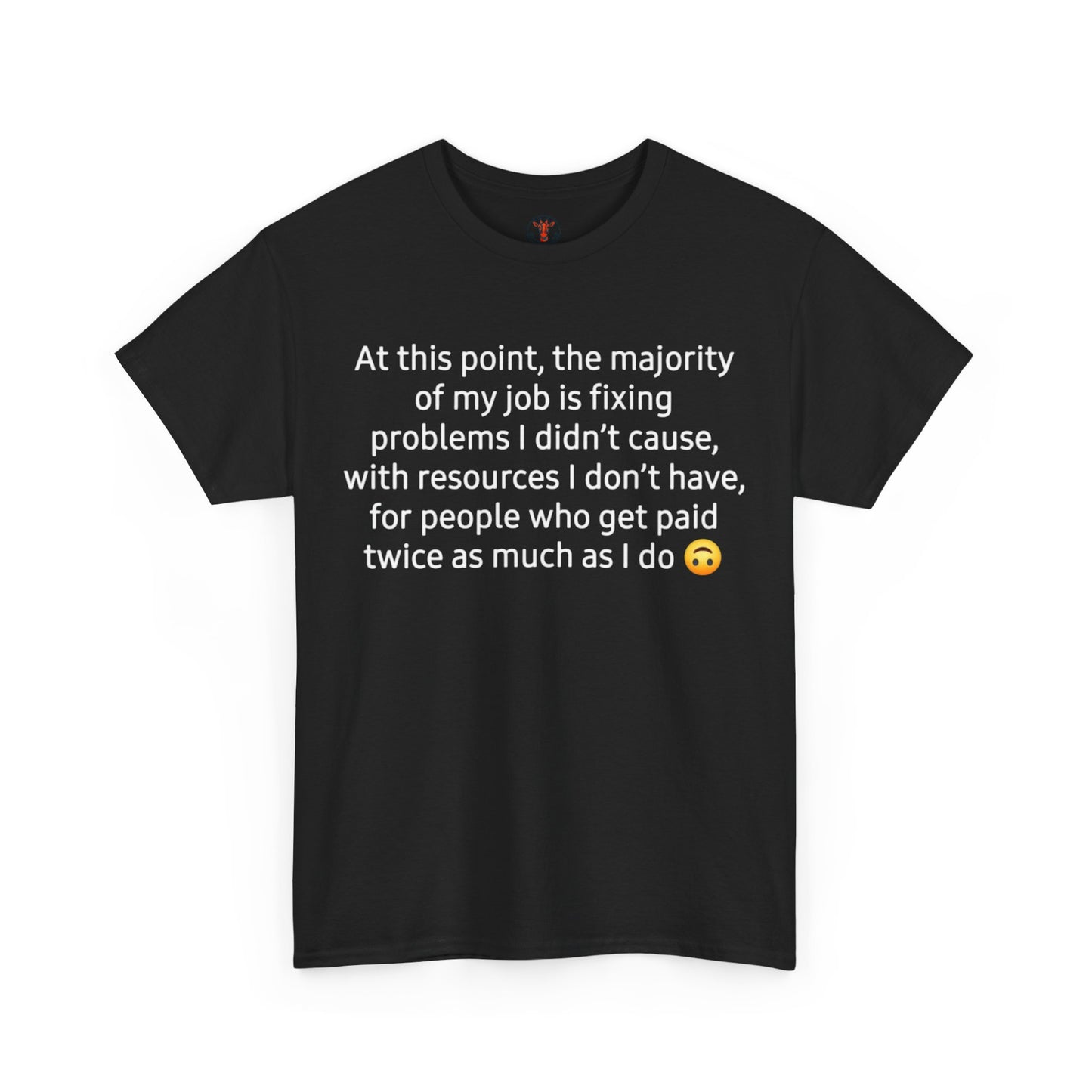 Smiley Face Unisex Heavy Cotton Tee - Casual Shirt, Trendy T-Shirt, Gift for Friends, Summer Outfit, Streetwear