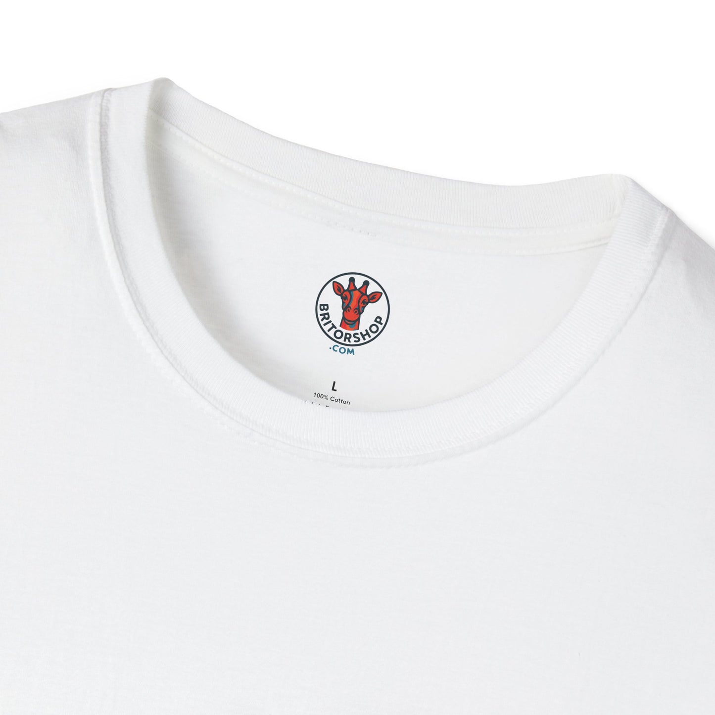 Minimal Crown Chest-Embroidered T-Shirt