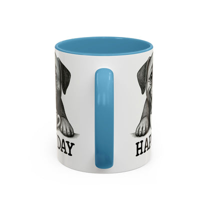 Playful boxer Dog Coffee Mug – Perfect Gift for Dog Lovers, Birthday Mug, Cute Pet Art, Happy Day Mug, Unique Animal Lover Gift