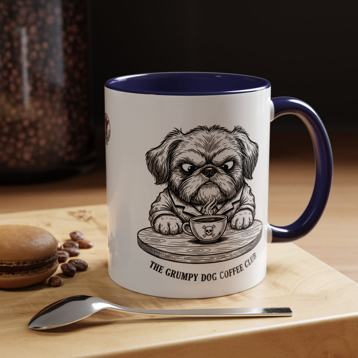 Grumpy Shih Tzu Coffee Club — Art Print / Mug