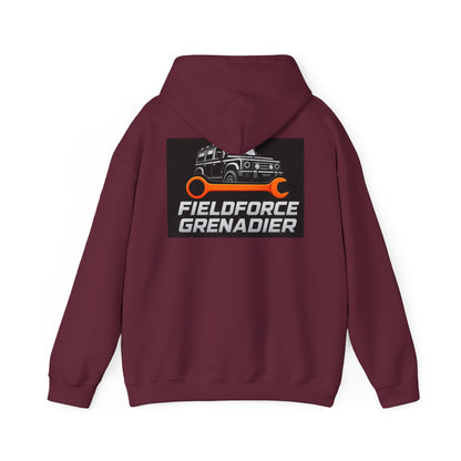 Fieldforce Grenadier Hoodie — Off‑Road Truck Wrench Logo Pullover