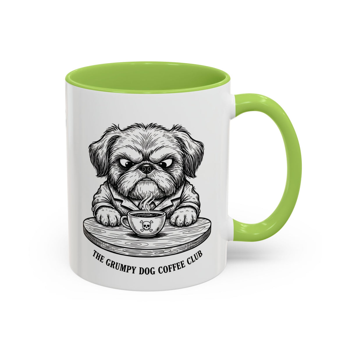 Grumpy Shih Tzu Coffee Club — Art Print / Mug