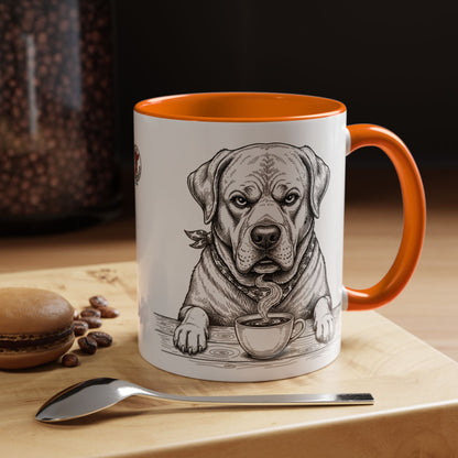 Grumpy Labrador Coffee Club — Art Print / Mug