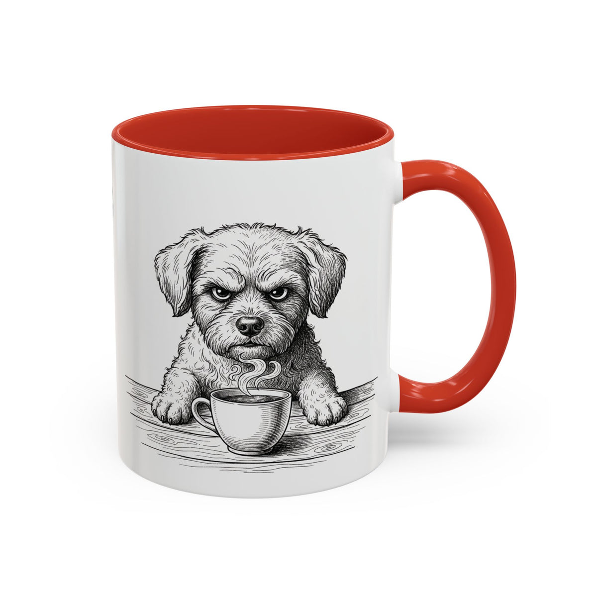 Grumpy Maltese Coffee Club — Art Print / Mug