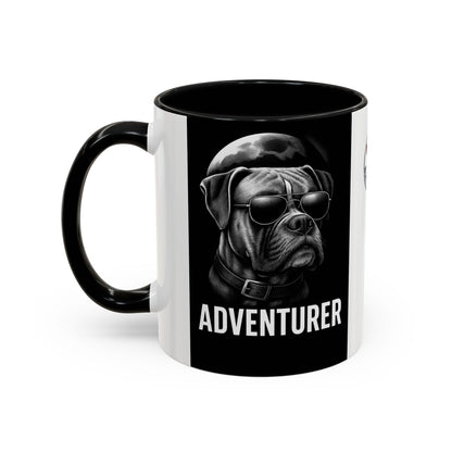 Adventure Dog Coffee Mug - Unique Pet Lover Gift, Personalized Dog Lover Mug, Funny Animal Mug, Holiday Gift for Dog Owners, Cool Cafe Mug