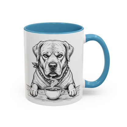 Grumpy Labrador Coffee Club — Art Print / Mug