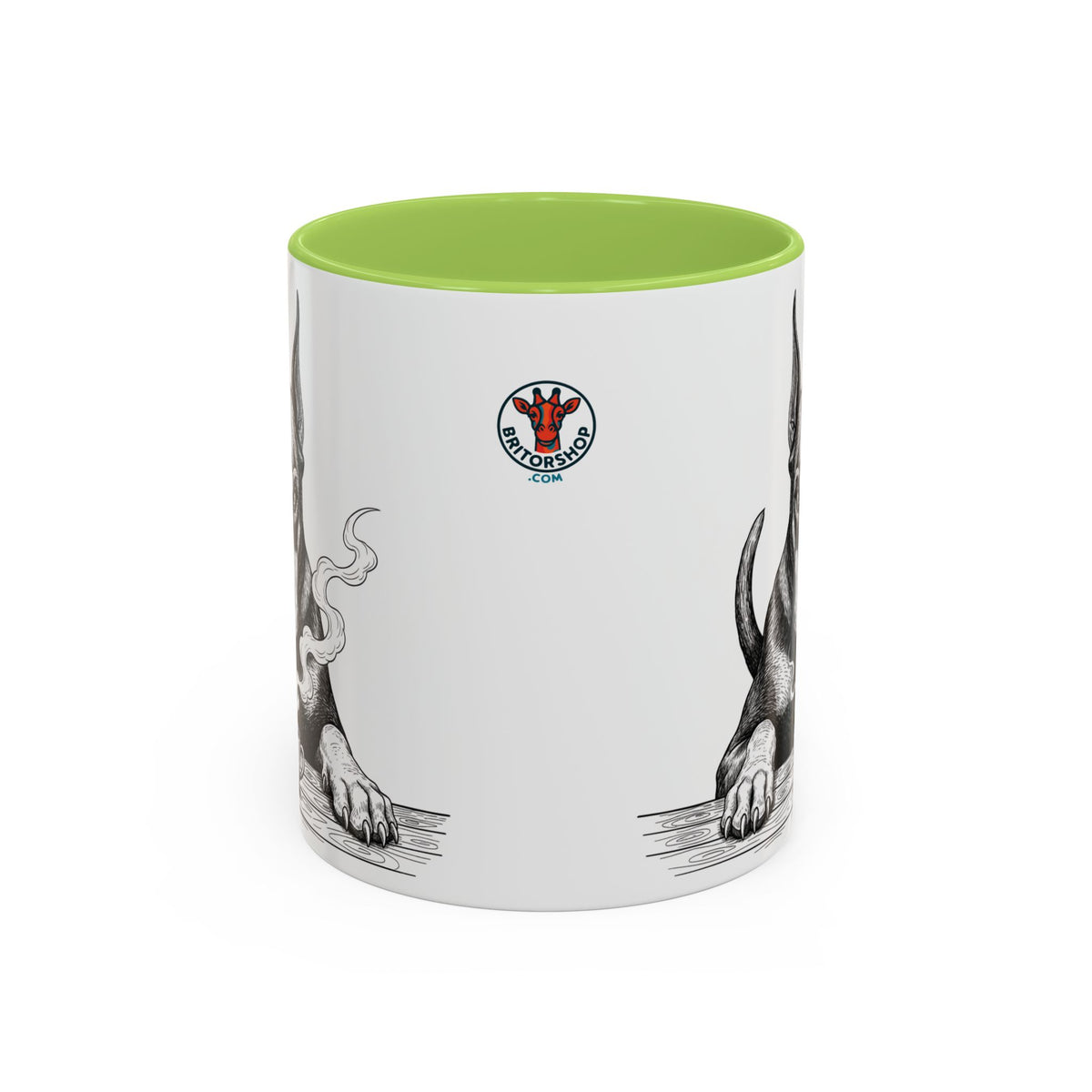 Grumpy Doberman Coffee Club — Art Print / Mug