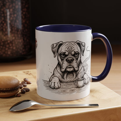 Grumpy Boxer Coffee Club — Art Print / Mug /