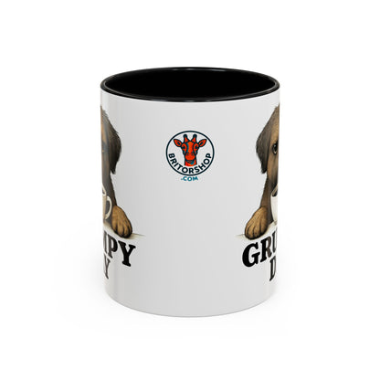 Grumpy Day Coffee Mug, shorkie, Funny Dog Mug, Pet Lover Gift, Morning Motivation, Coffee Lover Gift, Black Accent Mug