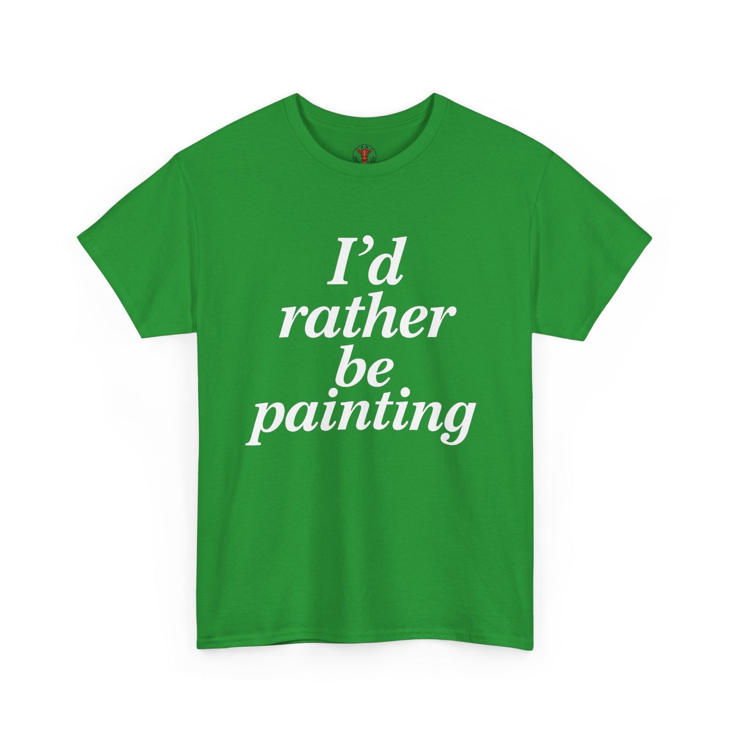 Art Lover's Unisex Heavy Cotton Tee - I'd Rather Be Painting, Gift for Artists, Creative Expression Shirt, Casual Wear, Art Enthusiast [...]