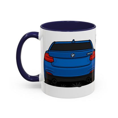Coffee Mug - Bmw M240i F22 M Performance Estriol Blue Car Design