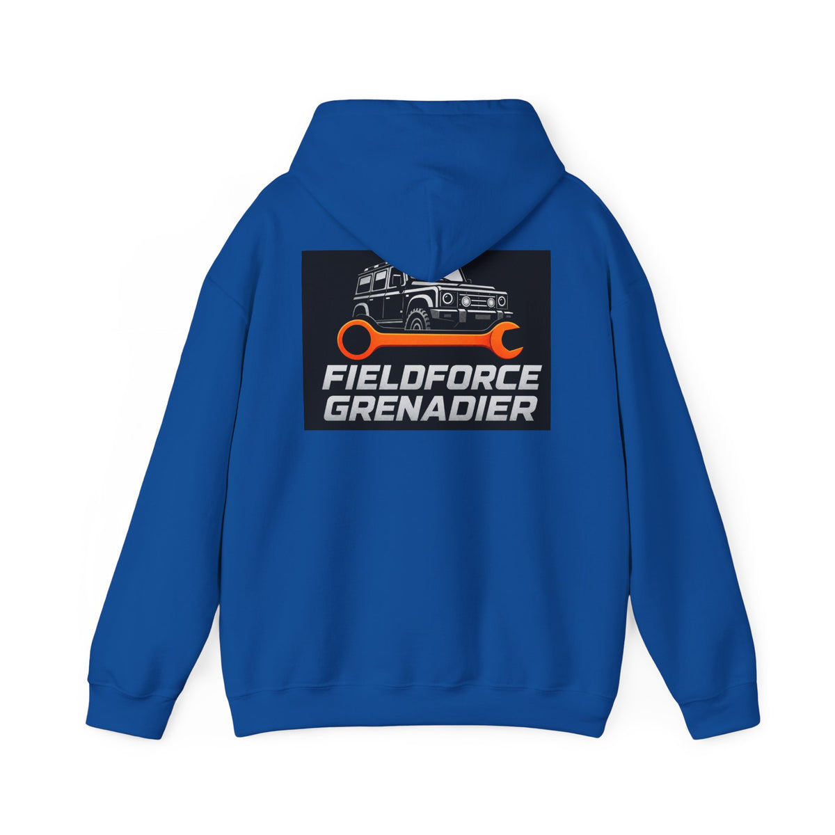 Fieldforce Grenadier Hoodie — Off‑Road Truck Wrench Logo Pullover