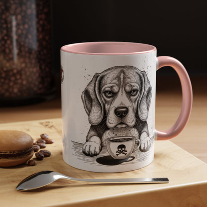 Grumpy Beagle Coffee Club — Art Print / Mug /