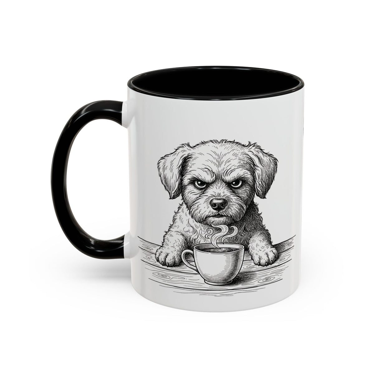 Grumpy Maltese Coffee Club — Art Print / Mug