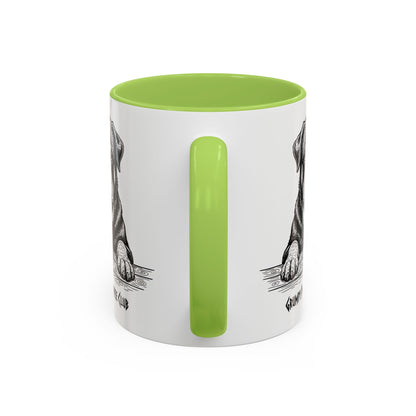  Grumpy Rottweiler Coffee Club — Art Print / Mug