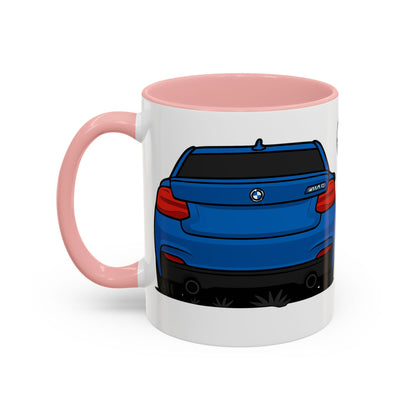 Coffee Mug - Bmw M240i F22 M Performance Estriol Blue Car Design