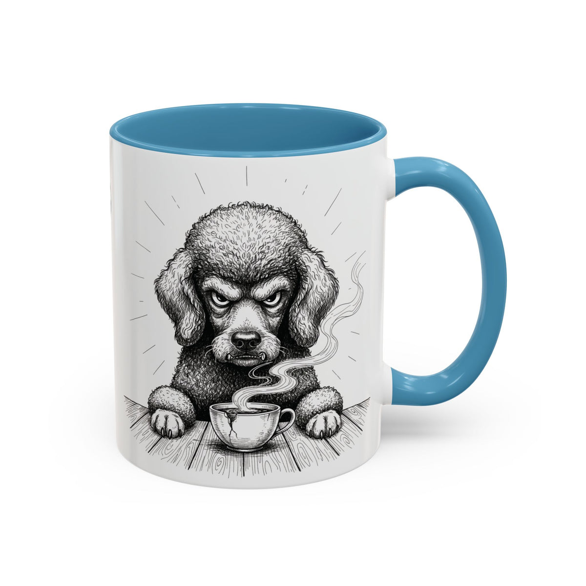 Grumpy Poodle Coffee Club — Art Print / Mug /