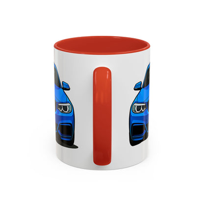 Coffee Mug - Bmw M240i F22 B58 M Performance Estoril Blue Design