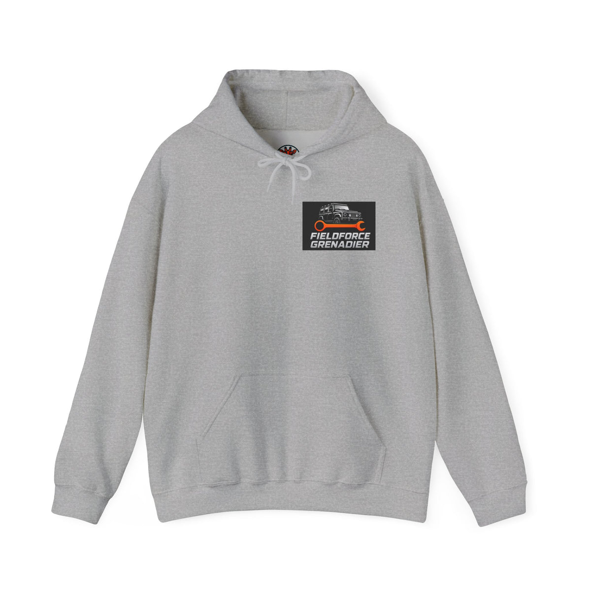 Fieldforce Grenadier Hoodie — Off‑Road Truck Wrench Logo Pullover