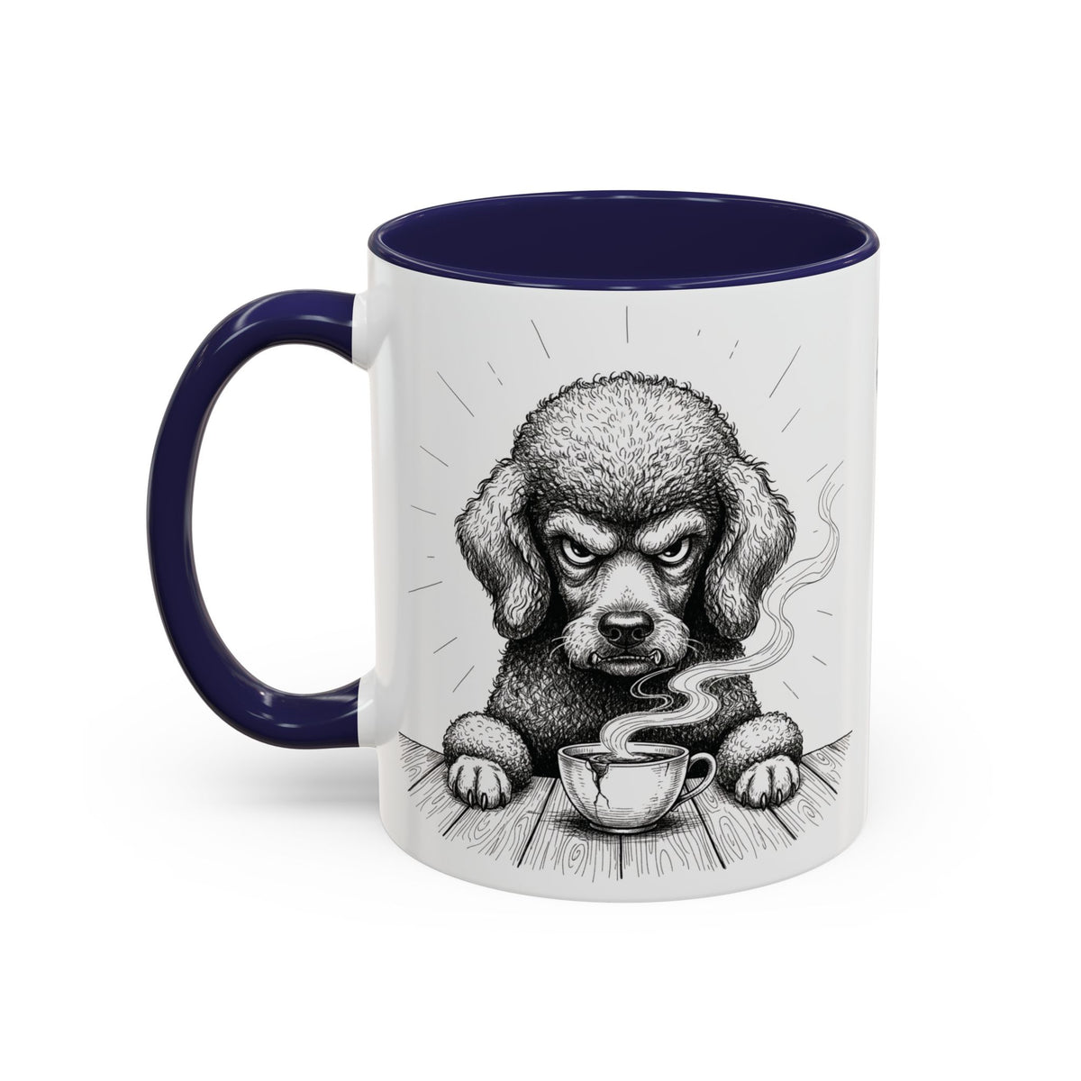 Grumpy Poodle Coffee Club — Art Print / Mug /