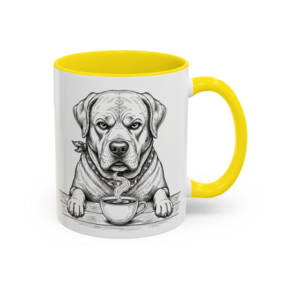 Grumpy Labrador Coffee Club — Art Print / Mug